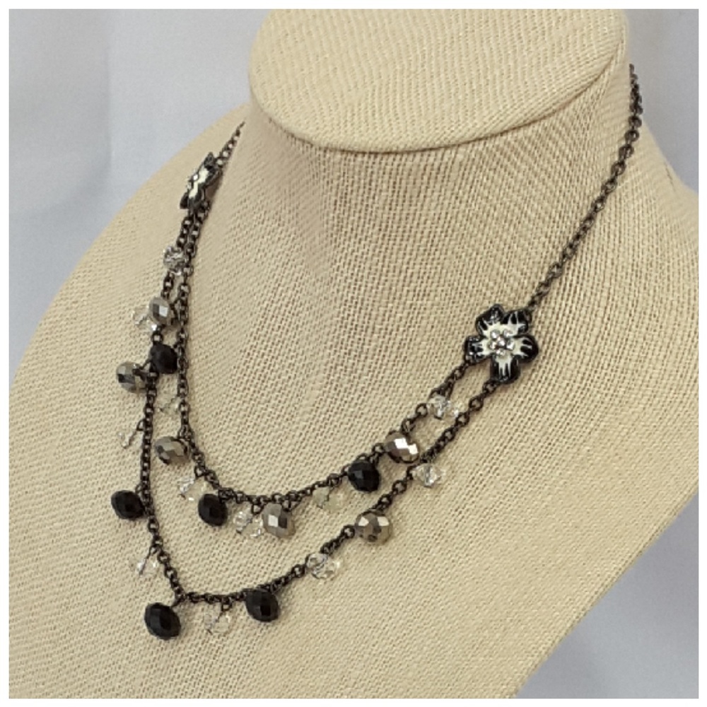 Glass Beads Rhinestones Floral Mixed Materials 18